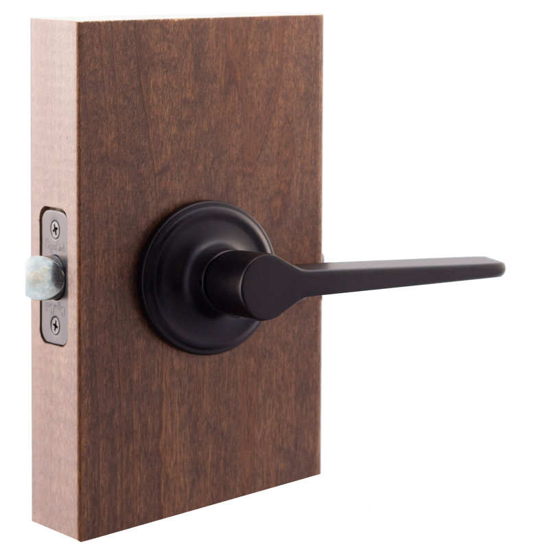 Residential Passage (Hall & Closet) Door Lever, Black