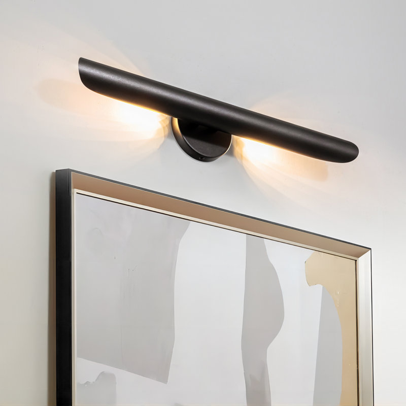 Coco 2 Light Dimmable LED Vanity Light, Matte Black