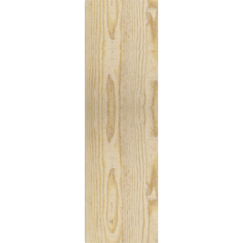 Persienne traditionnelle en bois rustique, Sapin Douglas de 6 po (sciage brut), P 14 po x H 22 po