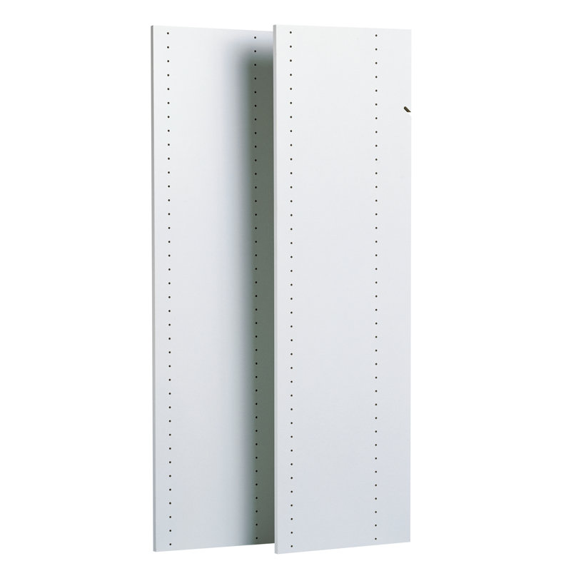 Panneau vertical quadrillé, blanc, H 48 po x l 14 po x P 0,63 po
