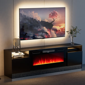 (incomplete)70’’ Media Console for TVs up to 78” with 36” Electric Fireplace