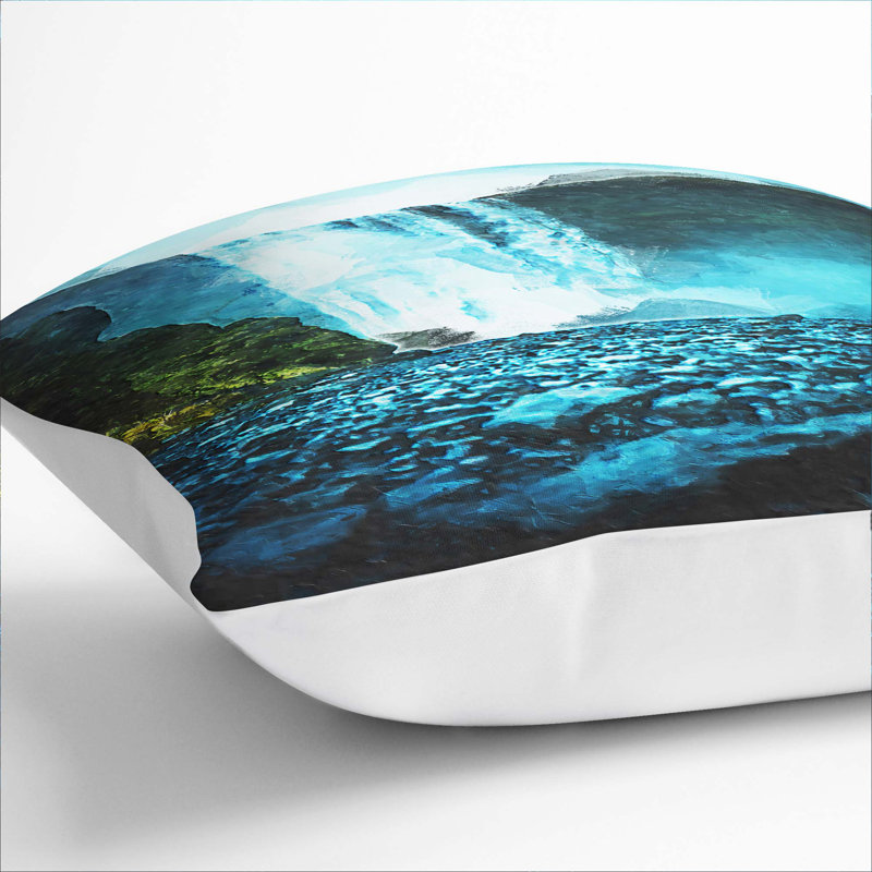 Square Throw Cushion, White, 40cm H x 40cm W x 15cm D