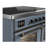 Majestic III Series 40 Inch Induction Range with 6 Induction Elements in Blue Grey (Burnished Trim)-124828934-124828939