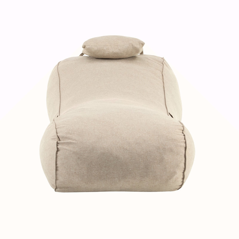 Fauteuil à billes Ramona, H 23,11 po x l 71,11 po x P 29,11 po, Oléfine beige