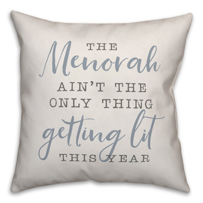  Housse de coussin Menorah