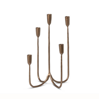 Birch Lane™ 16'' H Metal Tabletop Candelabra & Reviews