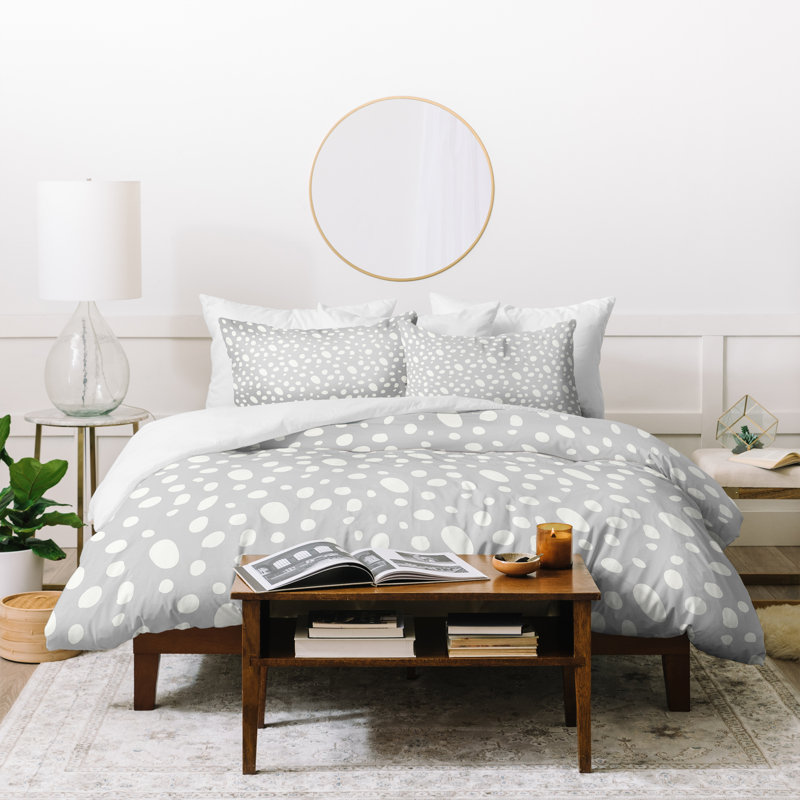 Housse de couette simple allyson johnson pebbles, Housse de couette pour lit simple