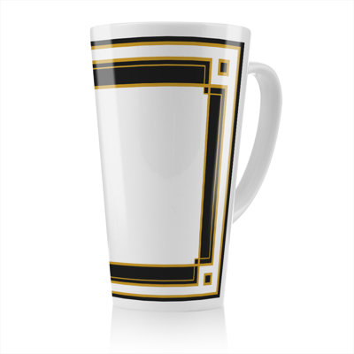 Art Deco Latte Mug