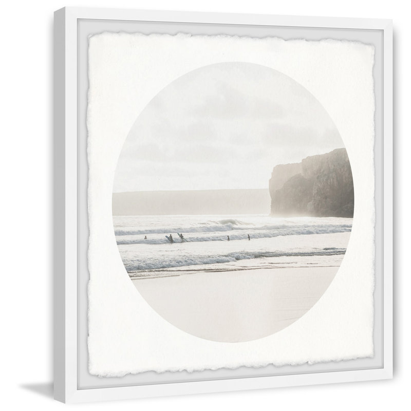Wave Catchers - Single Picture Frame Painting, 81cm H x 81cm W x 3.81cm D