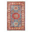 Meilanie Oriental Area Rug in Light Blue