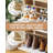 Narrow Shoe Cabinet with 4 Flip Drawers & Open Shelf, Wooden Freestanding Shoe Organizer