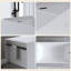 Baignoire de 59 po à surface solide matte, baignoire de trempage à surface solide, baignoire autoportante en résine de pierre, baignoires autoportantes à rebord épais avec trop-plein, bonde escamotable, blanc mat (ovale)