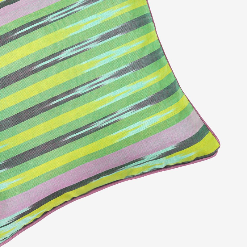 Nazarene Striped Square Cushion Cover