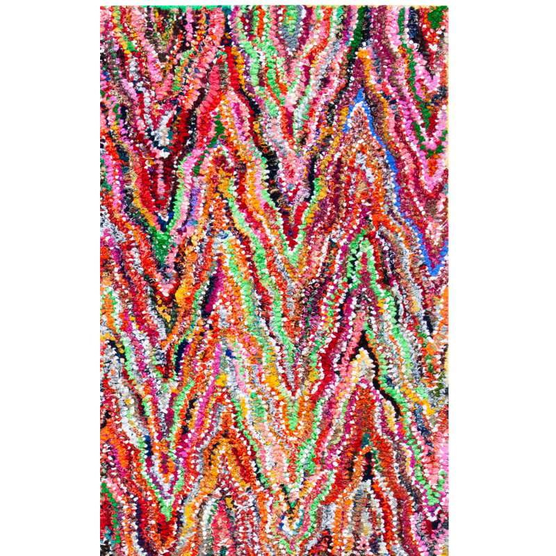 Anaheim Hand Tufted Performance Abstract Rug, Rectangle 5' x 7'6"
