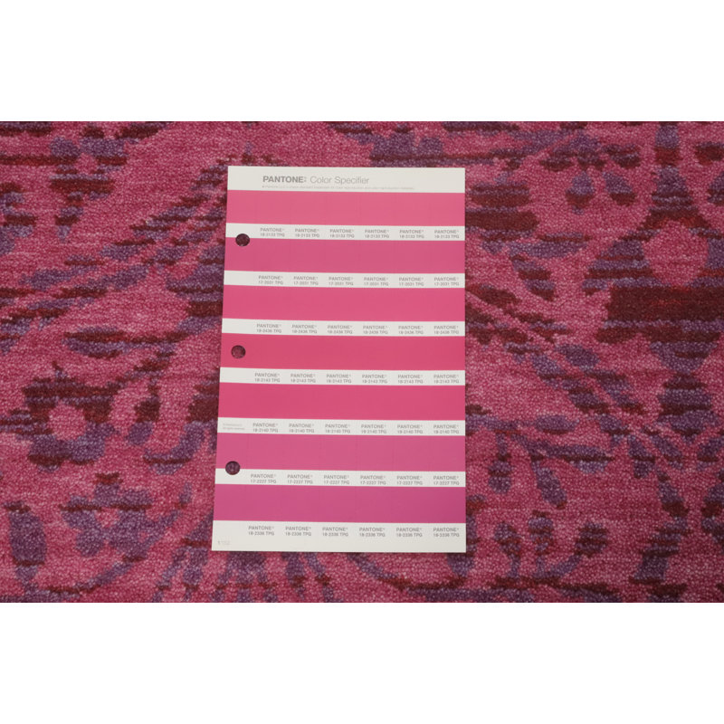 Tapis all-over rose Gabbeh 6 x 9