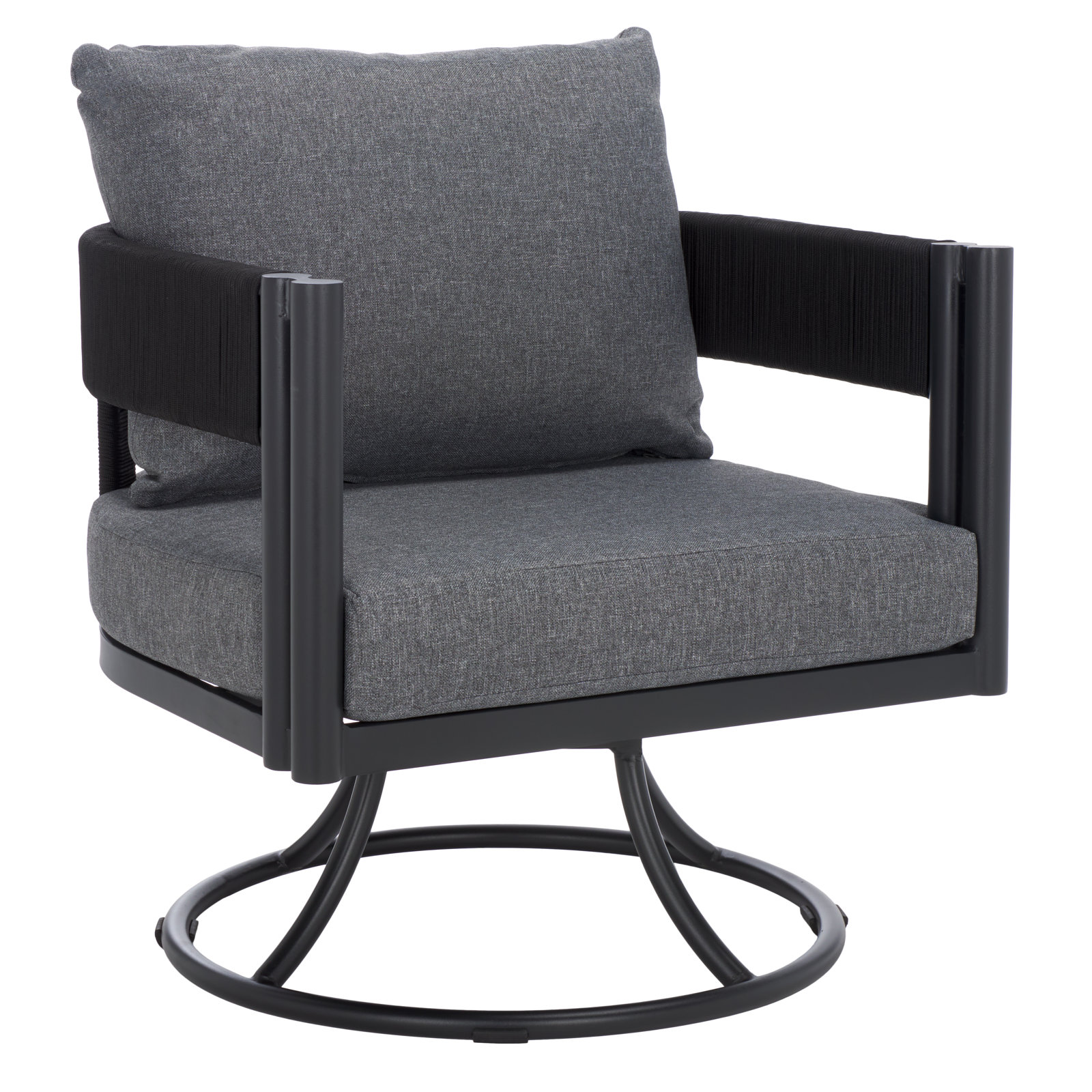Viola Swivel Chair, Gray