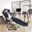  Fauteuil de direction, fauteuil de massage à 6 points de massage avec fonction chauffante, similicuir à haut dossier et soutien lombaire ergonomique-1416155173