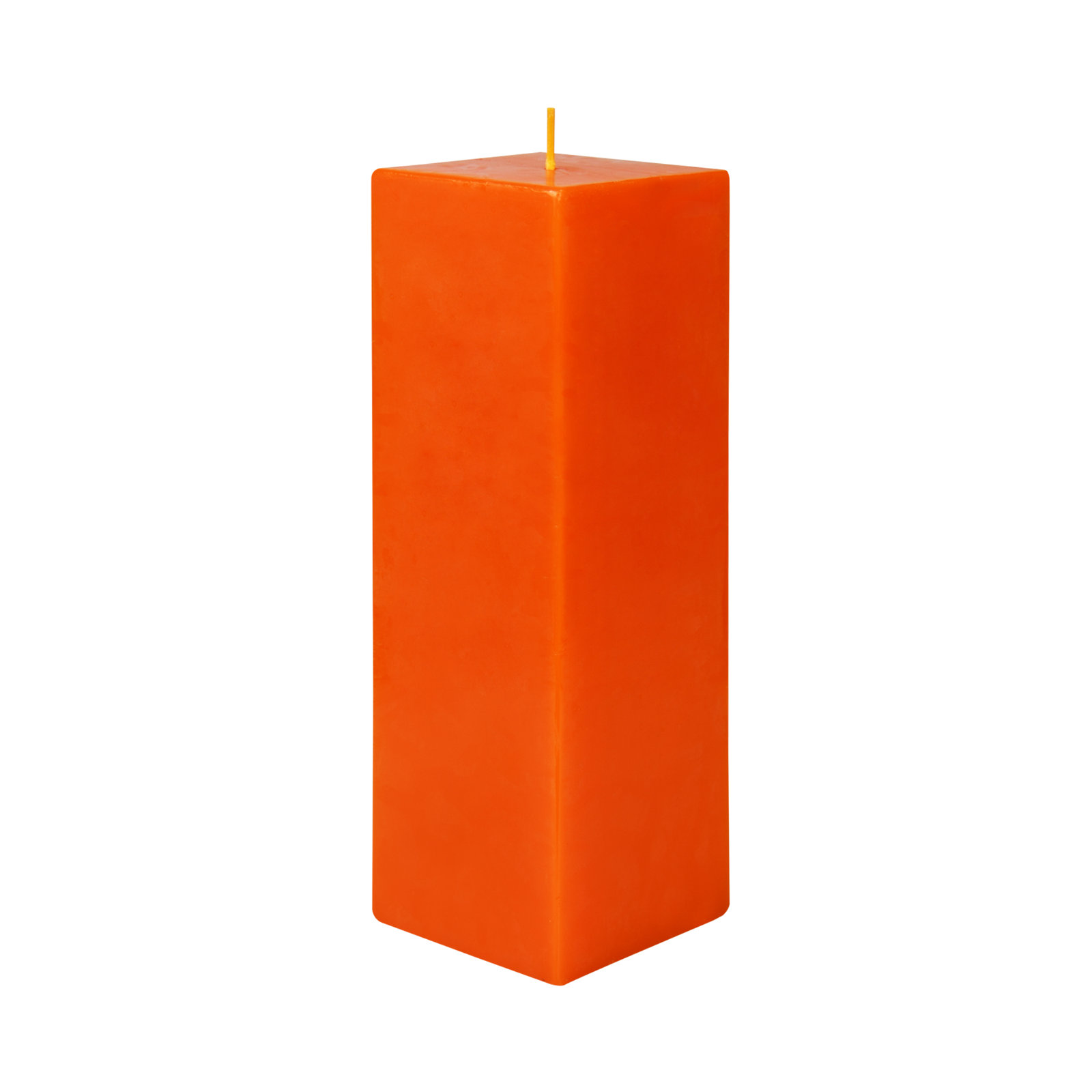 Citronella Pillar Candle, Orange, 9" H x 3" W x 3" D, 1 Candle