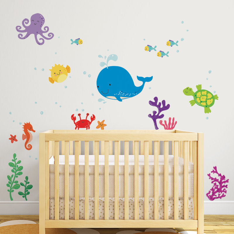 Décalcomanie murale under the sea