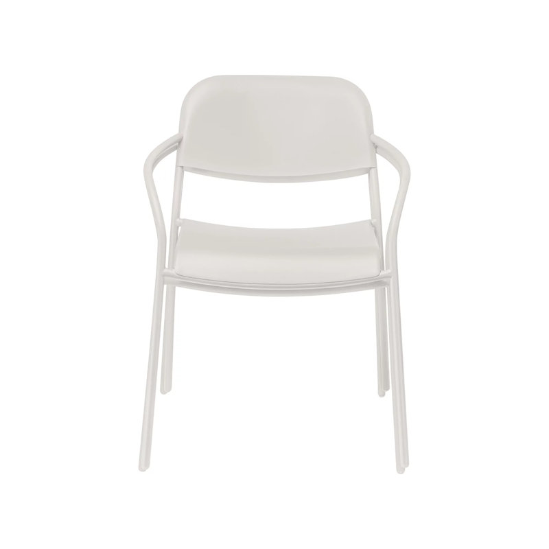 Fauteuil de patio Yua, Soie grise