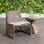 Michelle Outdoor Accent Chair Linen