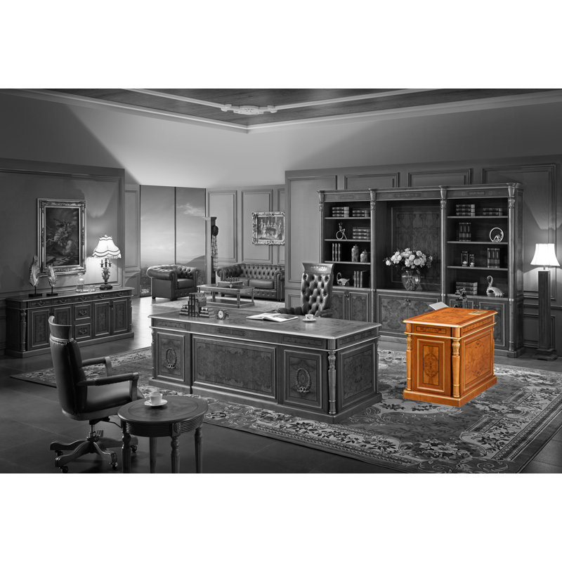 Solid Wood Computer Desk