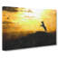 Horse At Sunset - Wrapped Canvas-61852568