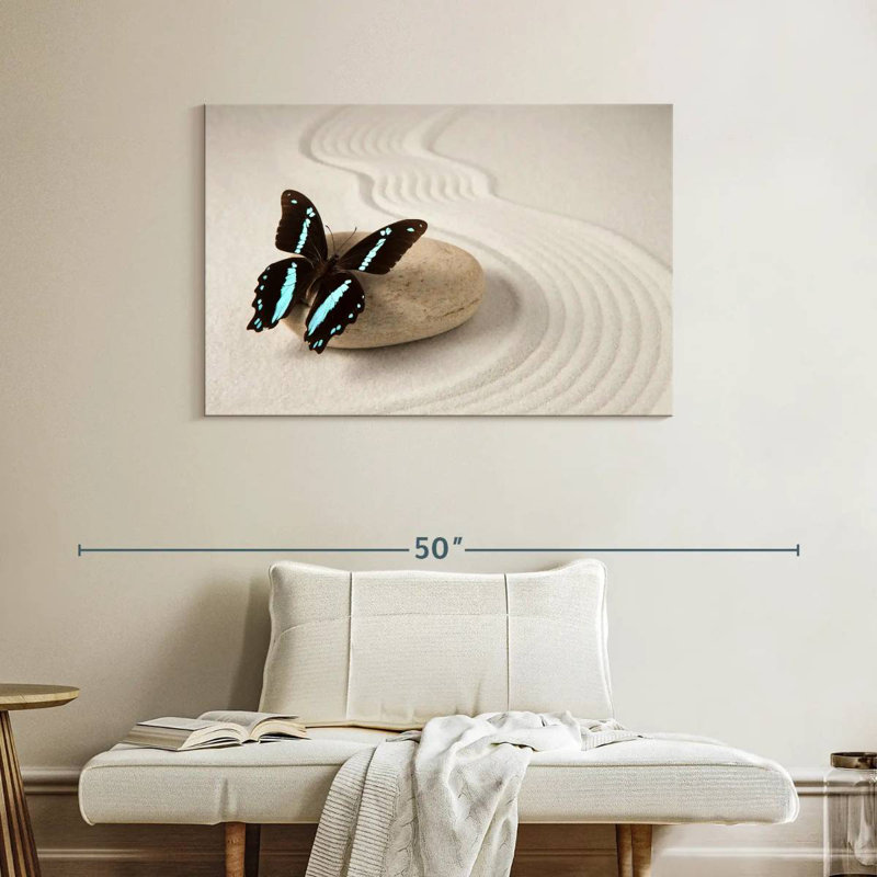 Zen Butterfly, 26" H x 39" W