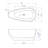 59'' x 29.5'' Freestanding Soaking Acrylic Bathtub-32482854