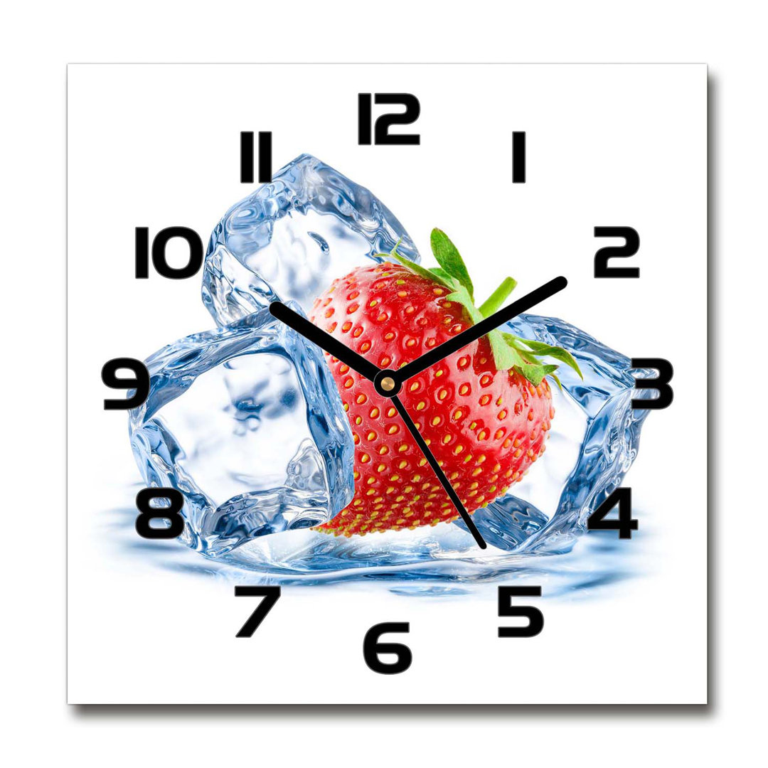 Analoge Wanduhr Strawberry with Ice 60 cm Geräuschlos