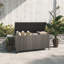 Blue Elephant 132.7cm W 408.8L Water Resistant Wicker Deck Box with Wheels-1634319323