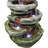 Hugo Cobblestone Rock Polyresin Outdoor Water Fountain with Lights