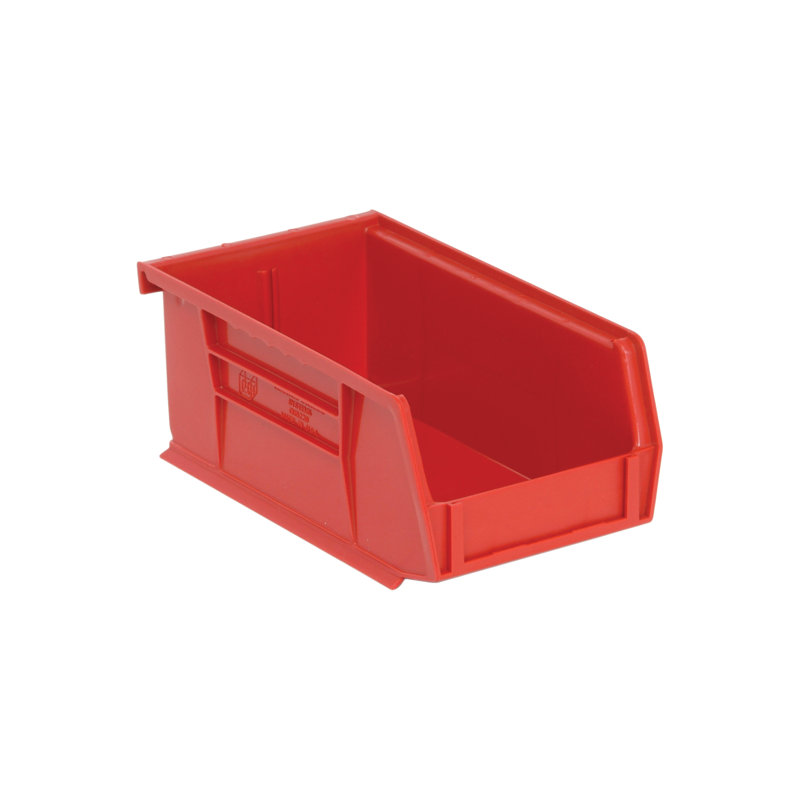  QUS220CL - Ensemble de 24 bacs de rangement ultra-résistants empilables et suspendus L 8 po x l 5 po x H 3 po, Clair