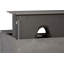 Meuble-lavabo mural 24 po avec lavabo, meuble-lavabo mural moderne avec lavabo à quartz noir et tiroirs à fermeture en douceur