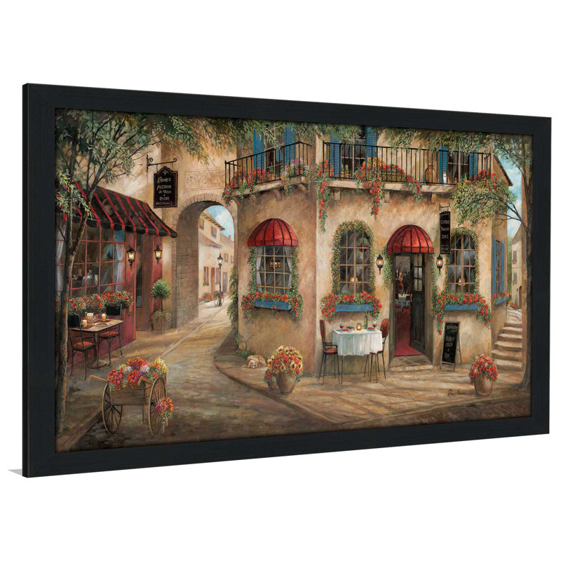 " Ginos Pizzaria " by Ruane Manning, 21.5" H x 27.5" W x 0.75" D