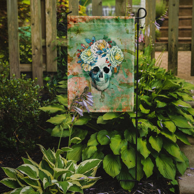 Double Sided 15 in. H x 11 in. W Polyester Halloween Garden flag