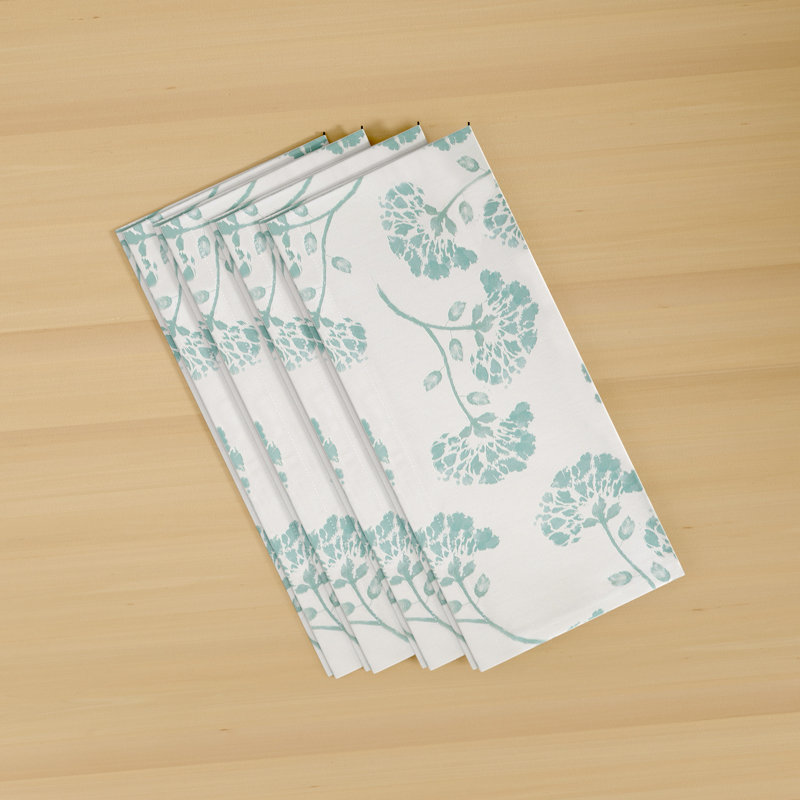 Gorrell 4 Piece Napkin Set, Grey