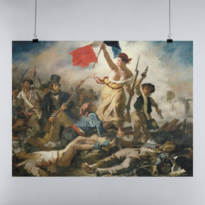 Révolution, reproduction d'art, impression sur toile, liberté, impression sur toile, Eugène Delacroix, reproduction d'art sur toile.