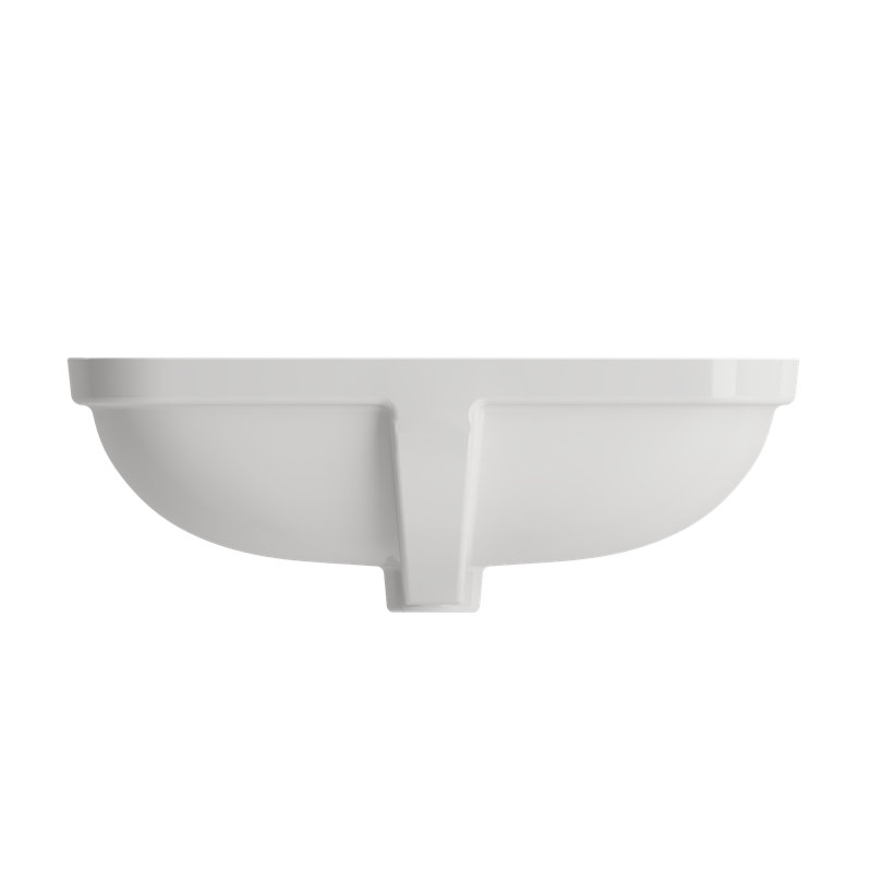 Scala 21.65'' L Bathroom Sink, White