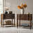 Seyler Transitional 30"W Solid Wood 2-Drawer End Table with Built-in Charging Station-980188091
