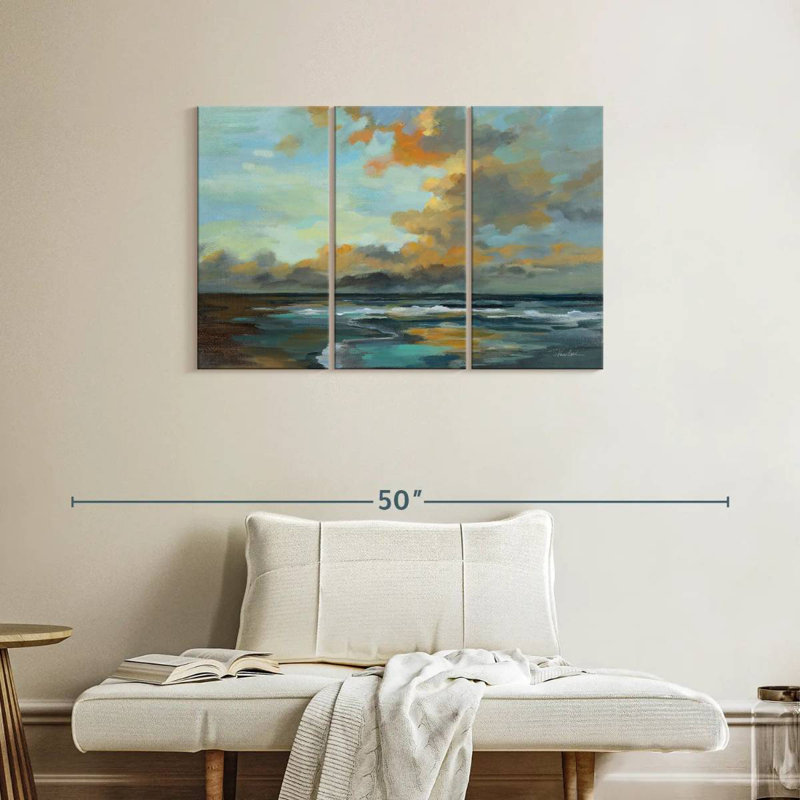 Gillard Oceanside Sunset, 24" H x 38" W