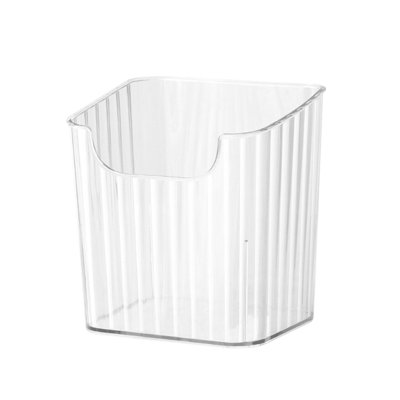 Plastics storage boxes Fridge Door Organizer Refrigerator Side Door Storage Bin For Fruit Veggies Garlic Ginger Stationery And Small Items Portable PE