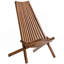Chaise pliante en bois