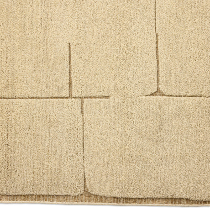 Florian Hand-Knotted Rug-Florian Olive-8'x10', Rectangle 10' x 14', Florian Ivory