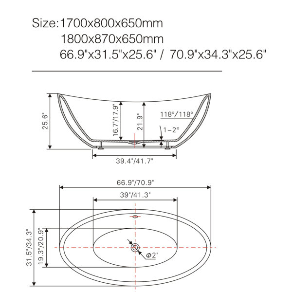 Dimensions du produit