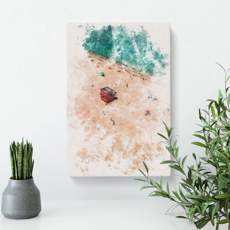 South Beach In Miami - Wrapped Canvas, 50cm H x 35cm W x 3cm D