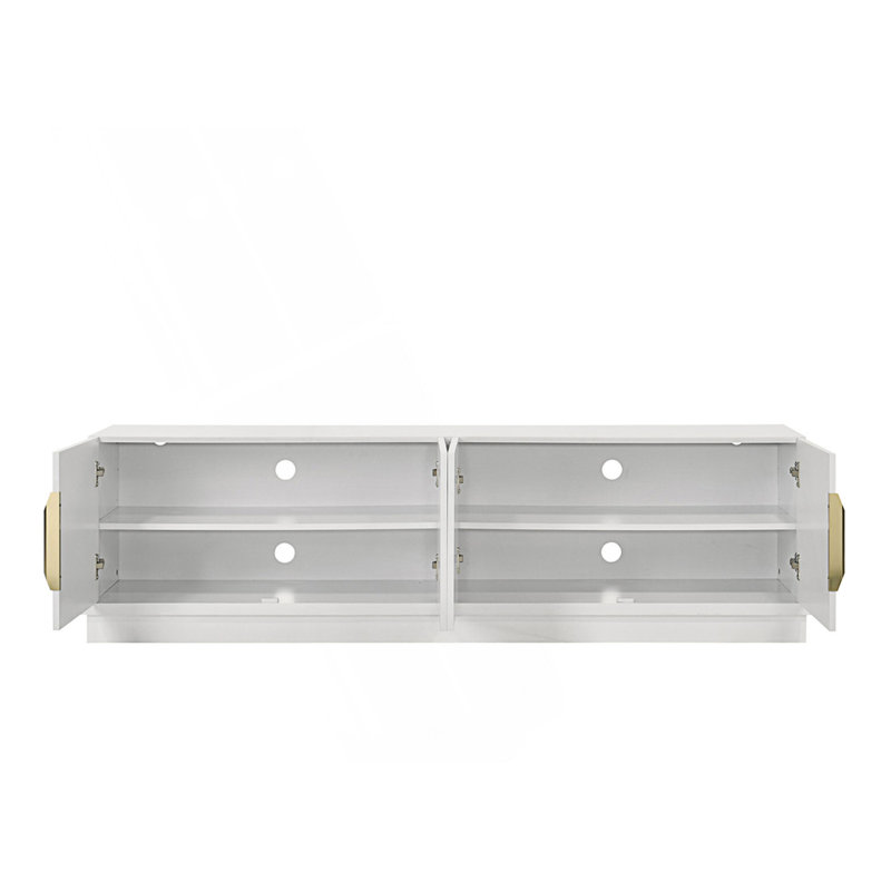 4-Door TV Stand, Tv Console Table