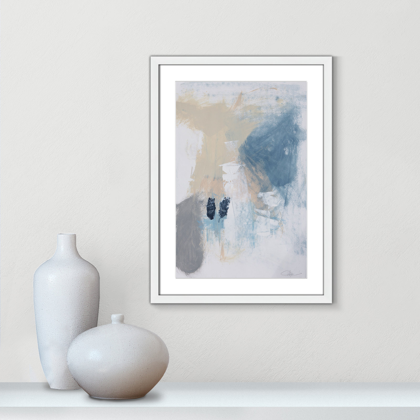 Coastal Carnival II Print by Casa Fine Arts, White, 23" H x 17" W x 1.25" D, White Single Picture Framed Paper