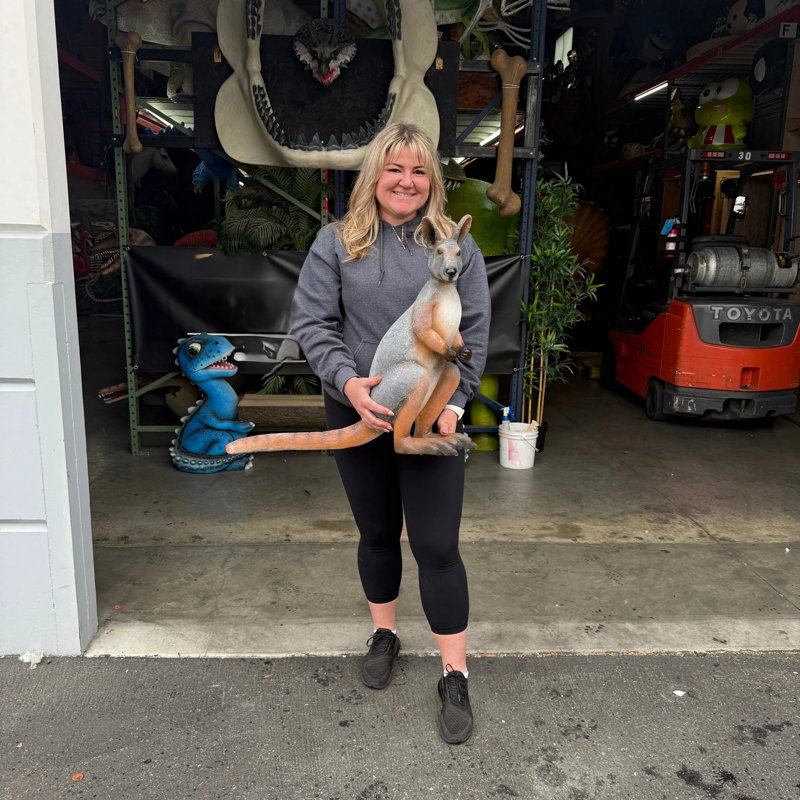 Wallaby Kangaroo Life Size Statue