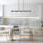 Froney 5-Light Dimmable Linear Kitchen Island Pendant-1579912484